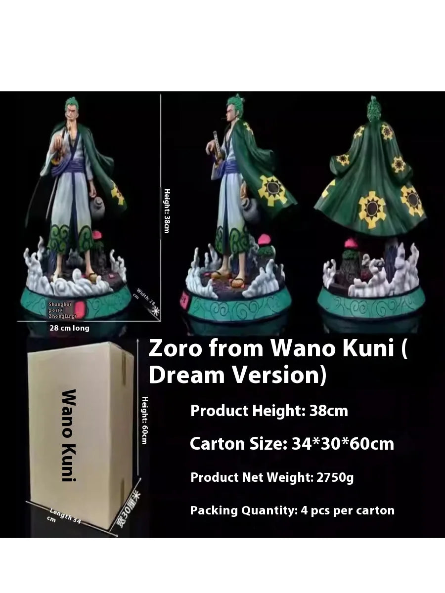 GK Trifecta Swordsmanship Scene Dreamful Kimono Statue Figure Collectible Boxed Ornament Anime Toy Lamp