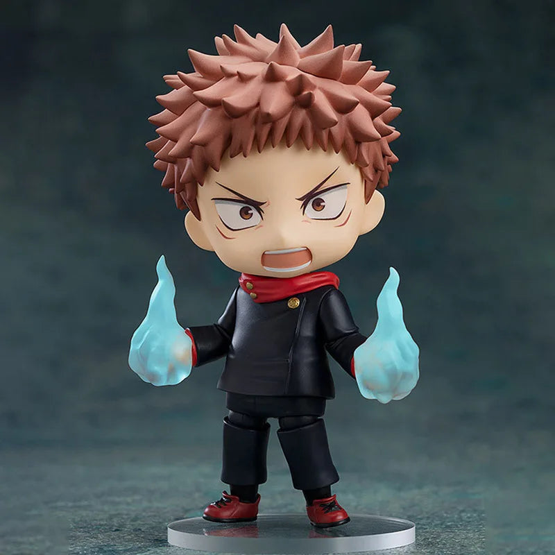New 10cm Anime Jujutsu Kaisen Itadori Yuji Joint mobility Action Figure PVC Model doll Toy Q-version nendoroid Desk Decor Gifts