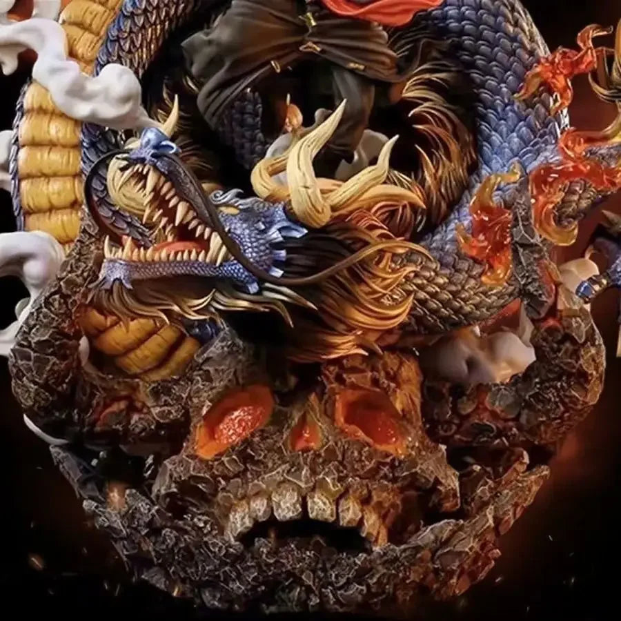 2025 Anime Figure One Piece Roronoa Zoro VS Kaidou Battle GK Action Figures Statue Model Kids Toys Doll Gifts Desktop Ornaments