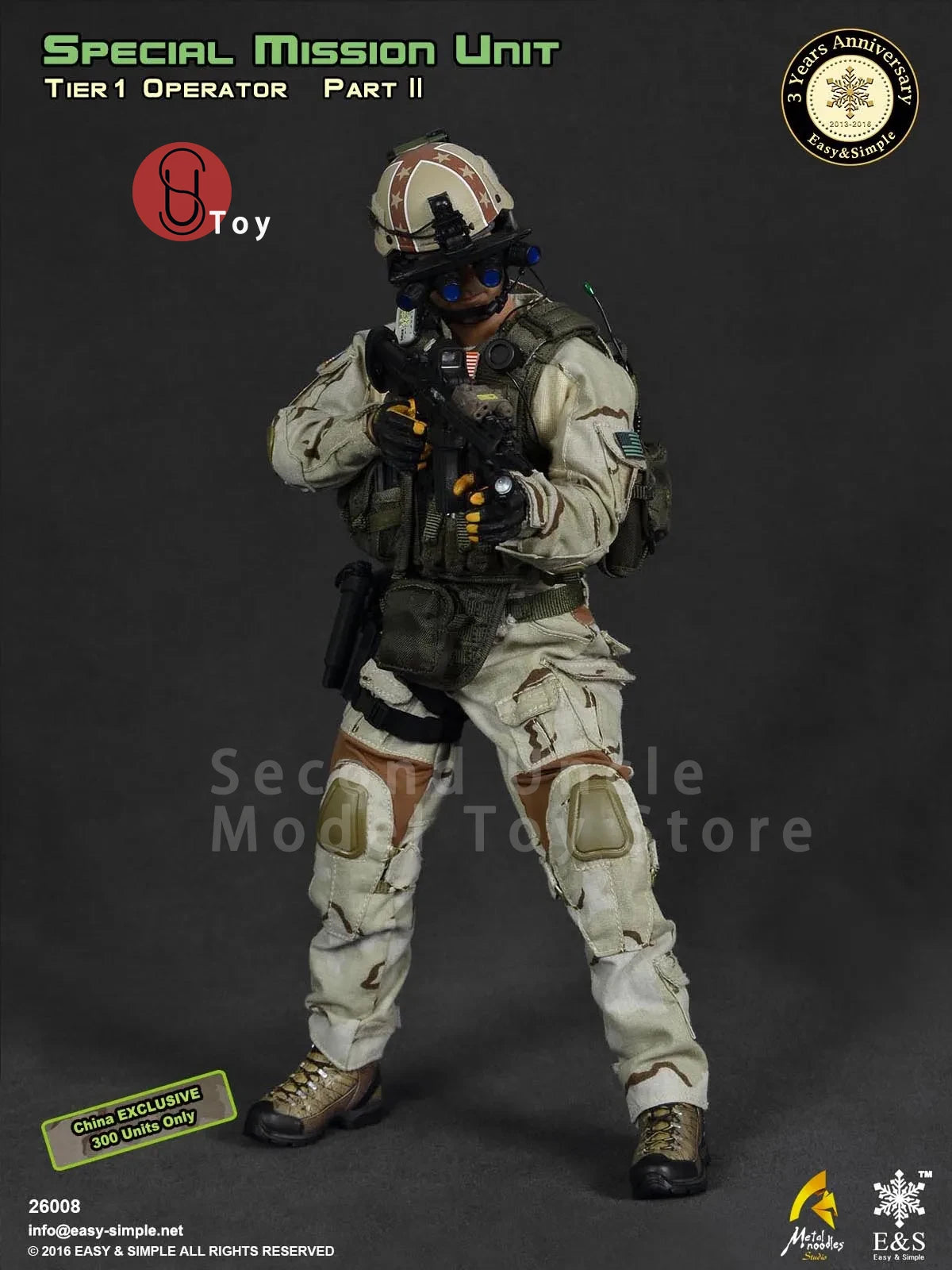 Easy&Simple ES 26008 1/6 US Army SMU Tier-1 Operator PartII US Army 3th Anniversary Action figure Full Set Collectible Model Toy