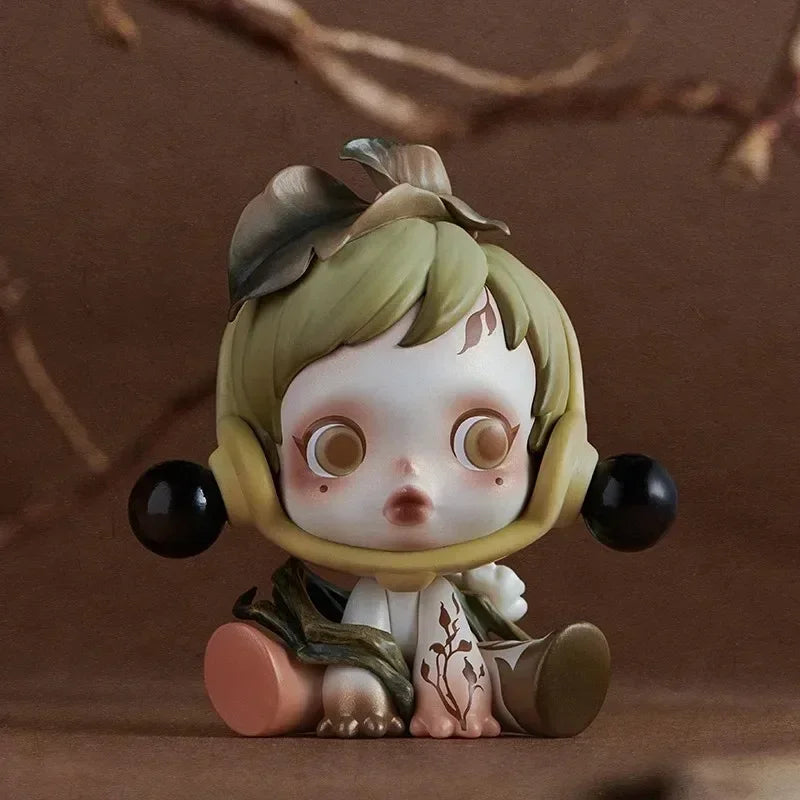 POP MART SKULLPANDA The Ink Plum Blossom Series Blind Box Mystery Box Guess Bag Toys Doll Cute Anime Figure Desktop Ornaments