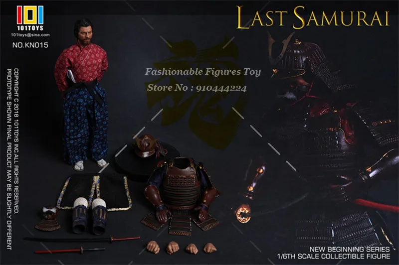 101TOYS KN015 -KN019 1/6 Men Soldier The Last Samurai Tom Warrior 12Inch Action Figure Model Toys Best Fans Collection Dolls