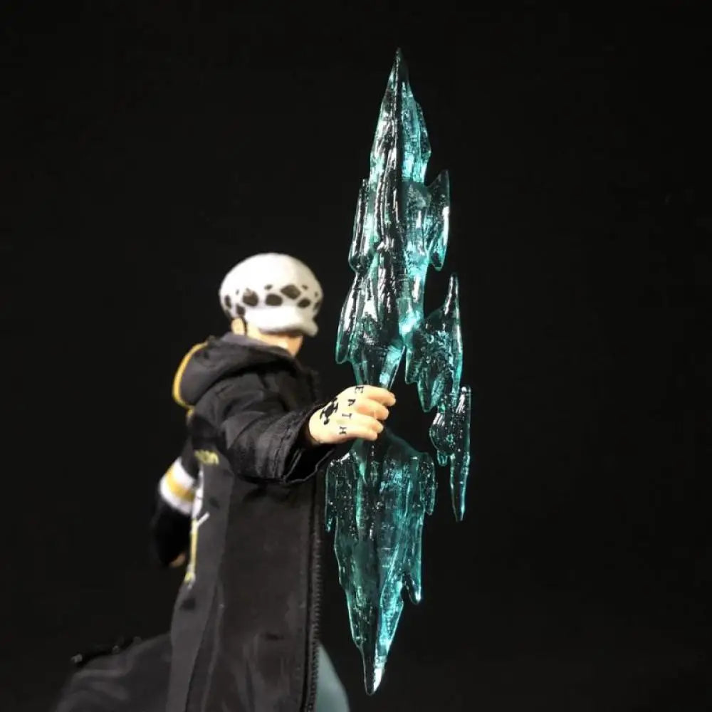 One Piece Anime Trafalgar D Water Law Shf Neues Handheld-Zubehör Gamma Knife Handmade ist für bewegliches humanoides Spielzeug im Maßstab 1/12