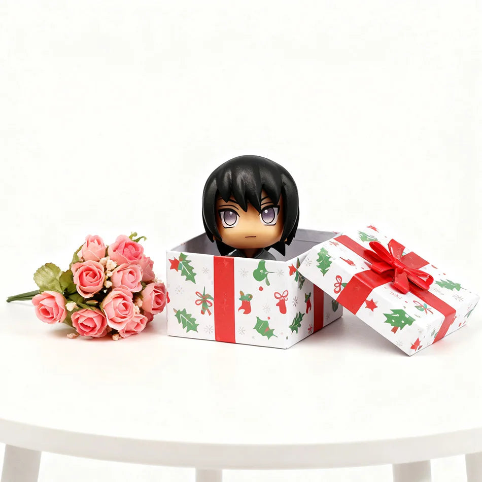 Anime Figure Naruto Kakashi Action Figure Q Version Kawaii Sasuke Itachi Figurine Car Decoration Collection Toy Christmas gift