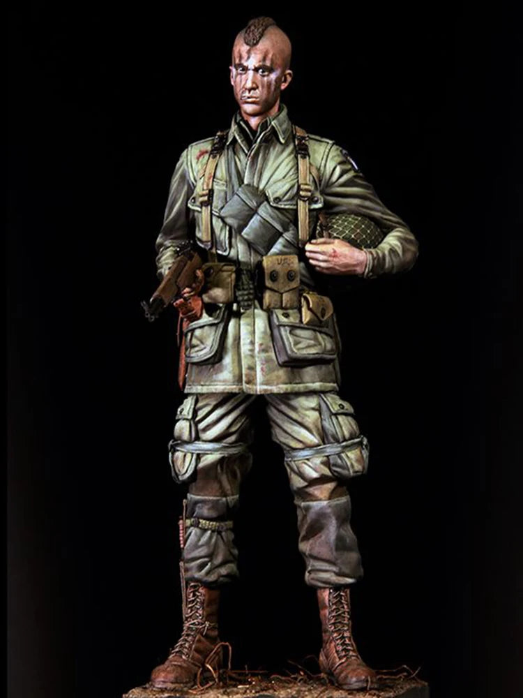 New Unassembled 1:9 200mm US Army 82 Airborne Division Resin Kit DIY figure Unpainted resin model