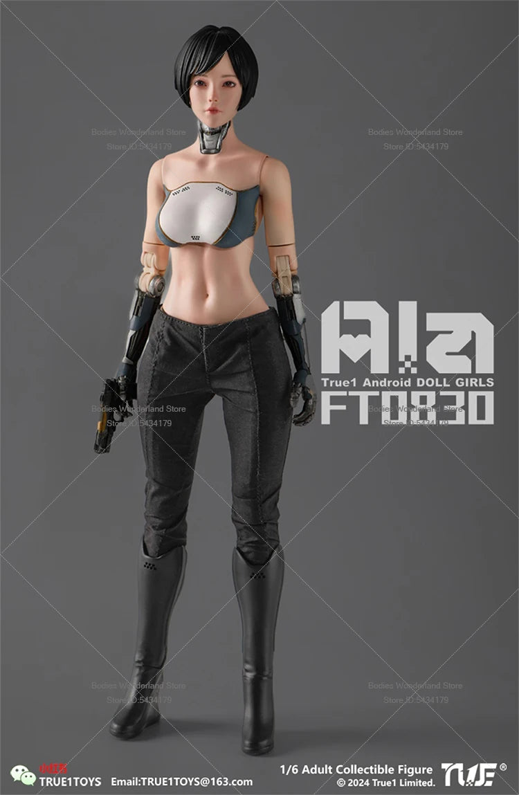 In Stock True1Toys FT0830 1/6 Scale Female Soldier Semi Mechanical Android Ala 12Inch Full Set Action Figure Doll Collection
