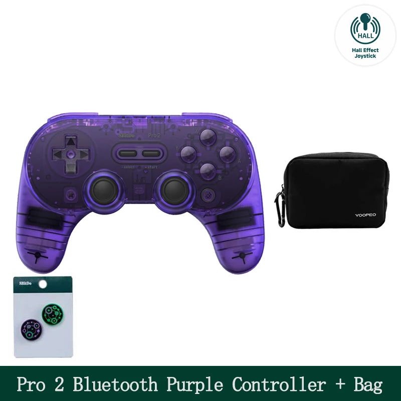 8Bitdo Pro 2 Bluetooth Gamepad Control with Hall for Switch PC macOS Android Steam Raspberry Pi Nintendo Switch Game Controller