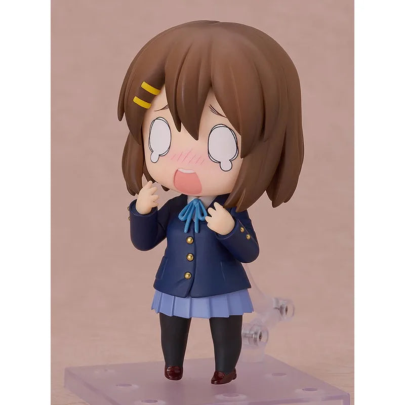 K-ON！Yui Hirasawa 2.0 100% Original genuine 10cm PVC Action Figure Anime Figure Model Toys Figure Collection Doll Gift