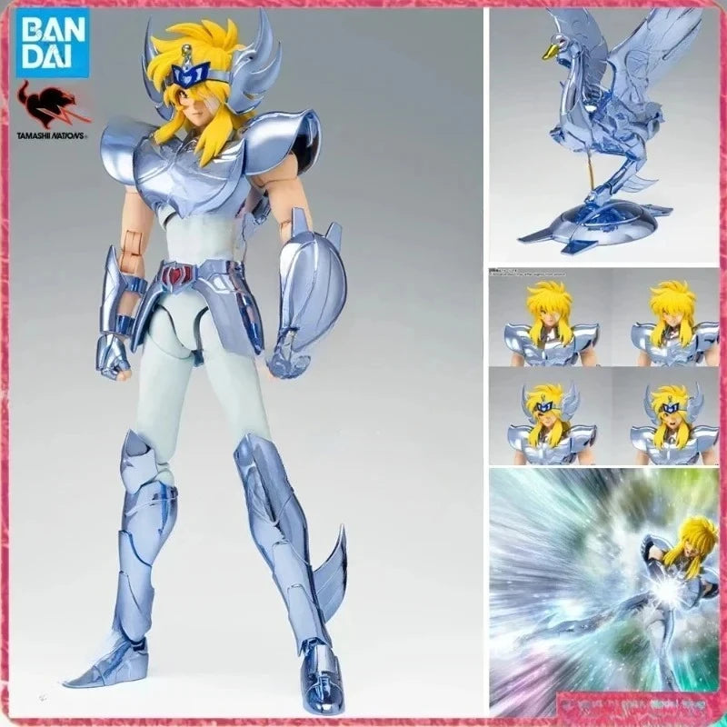 Original Bandai Saint Seiya EX Saint Cloth Myth Final Glacier White Bird Cygnus Bewegliche Figur Spielzeug Geschenk