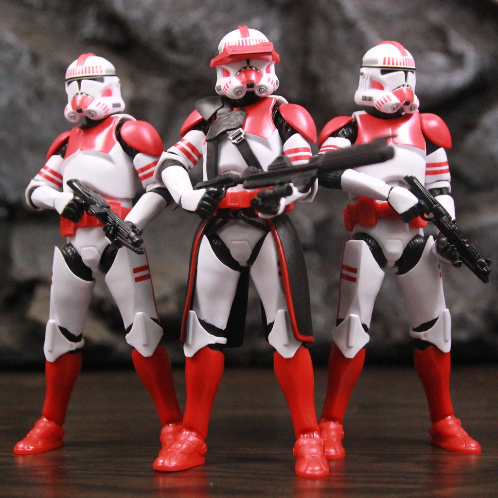 New Body - Star Wars Coruscant Guard Shock Trooper Combat Scout Squad Captain Leader 6" Action Figure The Bad Batch Clone Toys