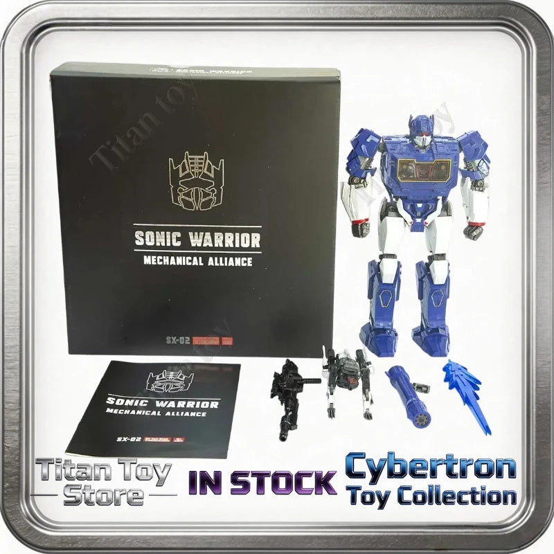 IN STOCK New Deformed Toy Thunder Warrior SX-02P SX02P Sonic Speed Warrior Action Movable Doll Toy Collection Gifts