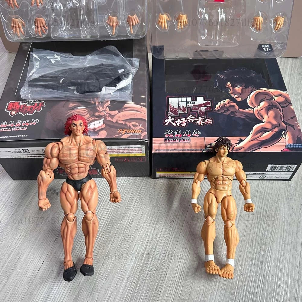 STORM TOYS Hanma Yuujiro Yujiro Hanma Baki Super-movable BAKI Multi-headed Action Figure Model Toys Joint Movable New Year Gift