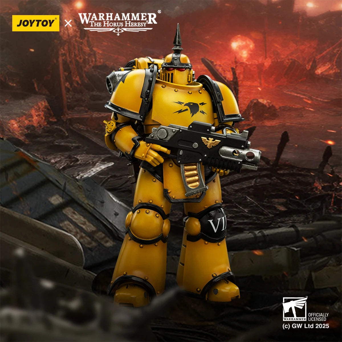 【MT】JOYTOY Warhammer 40K Imperial Fists MK lll Tactical Legionary 1/18 Action Figure Model Toy