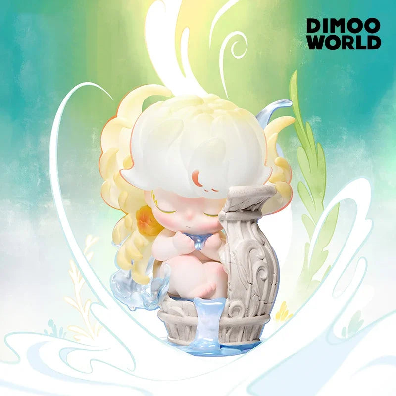 POP MART DIMOO Shapes in Nature Series Blind Box Toys Kawaii Anime Action Figure Surprise Mystery Box Dolls Girls Gift