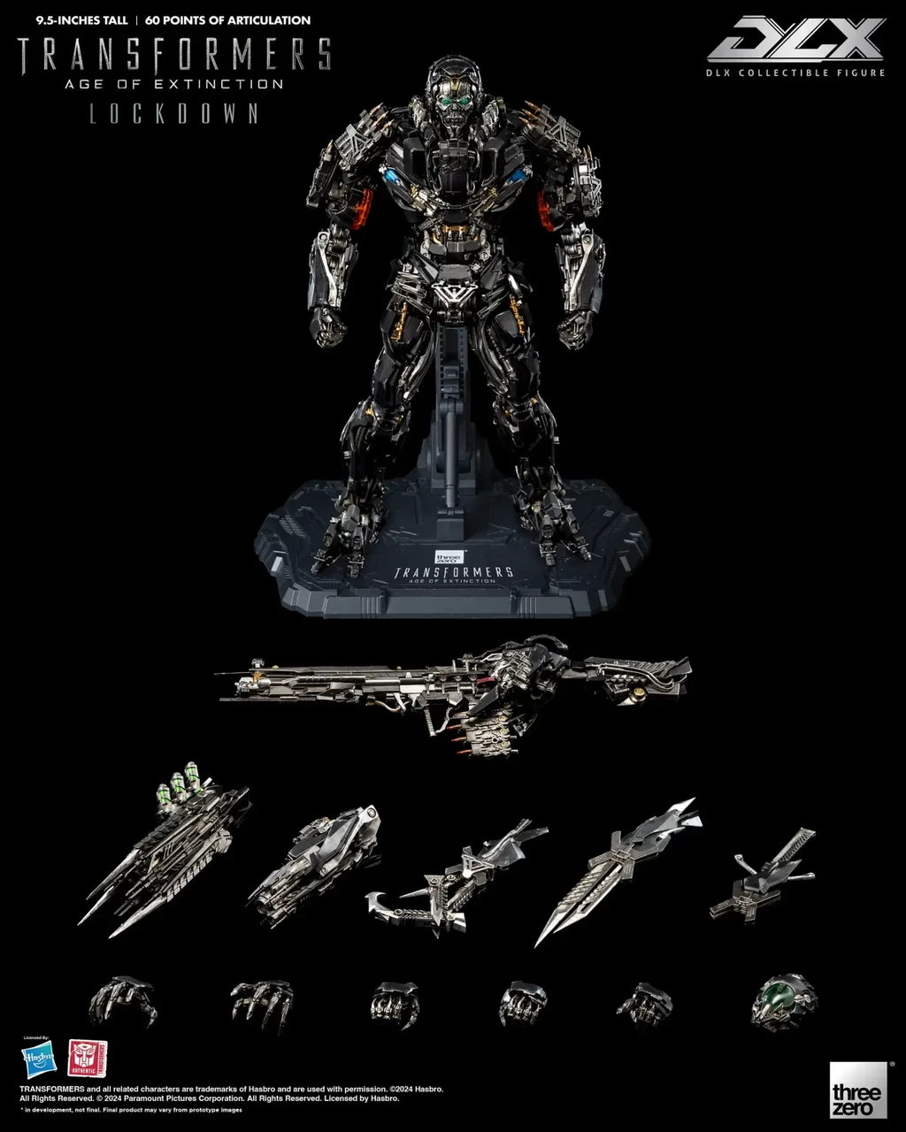 [pre-order]  Hasbro Transformers: Age of Extinction DLX Lockdown  Birthday Gift Action Figures Model Toy Anime