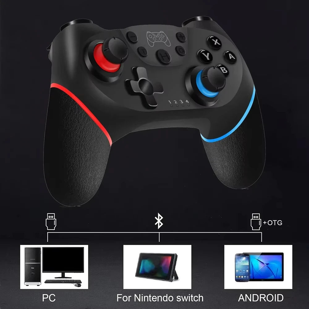 New Wireless Bluetooth-Compatible Controller For NS/NS Lite/NS Oled Console Gamepad Controle For Android Joystick with 6-Axis
