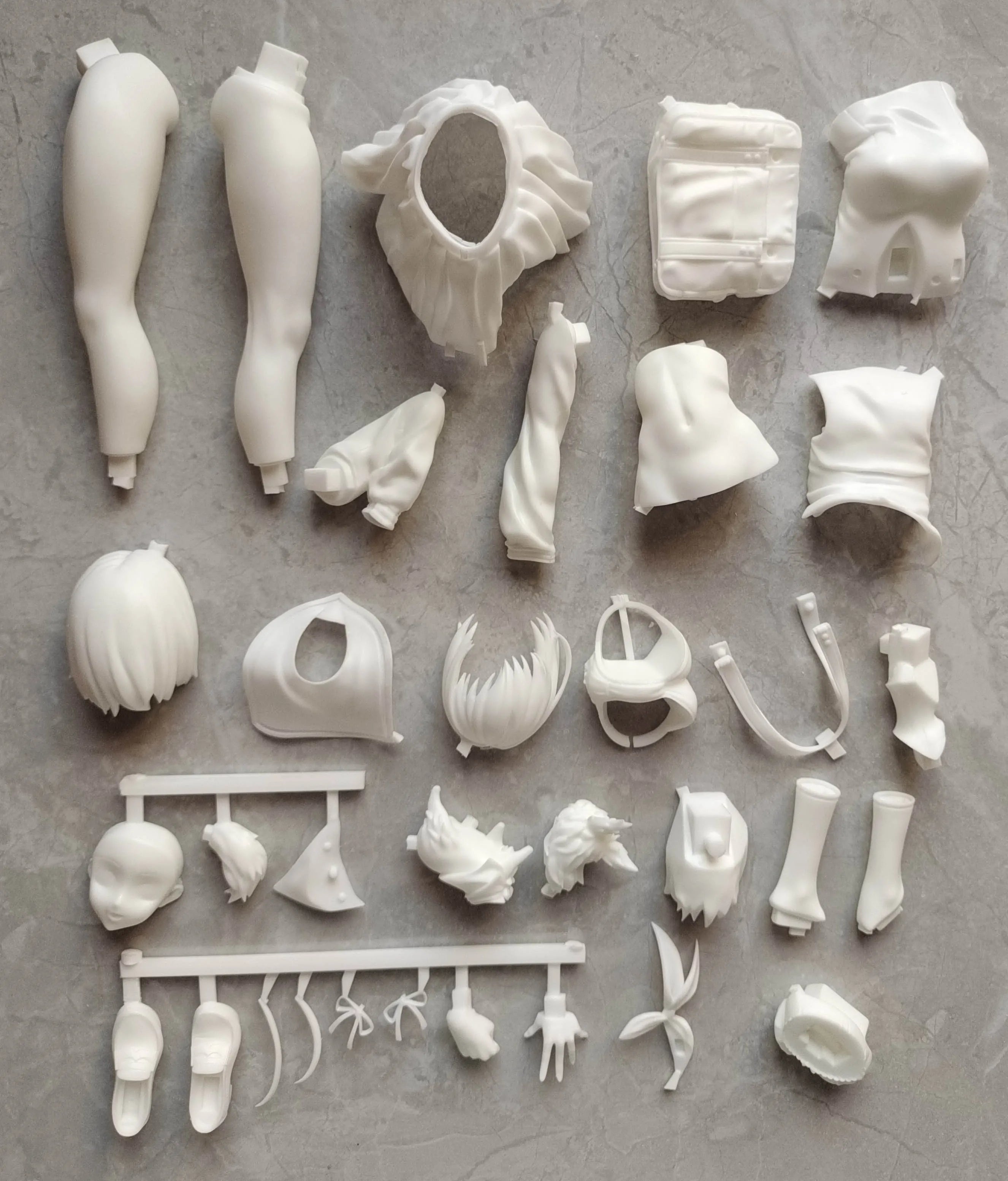 1/6 Anime Mash Kyrielight Shielder Fate/Grand Order Kit kawaii Resin GK DIY White Assembly GK Model Statue Toys doll Collection