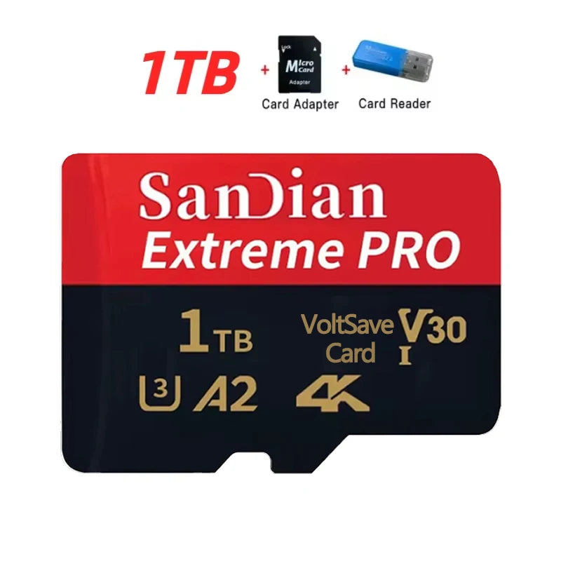 Original Micro TF/SD Card 256GB 512GB Memory Cards 1TB High Speed SD Flash Card V30 Memory Card For Phone/Laptop/Desktop