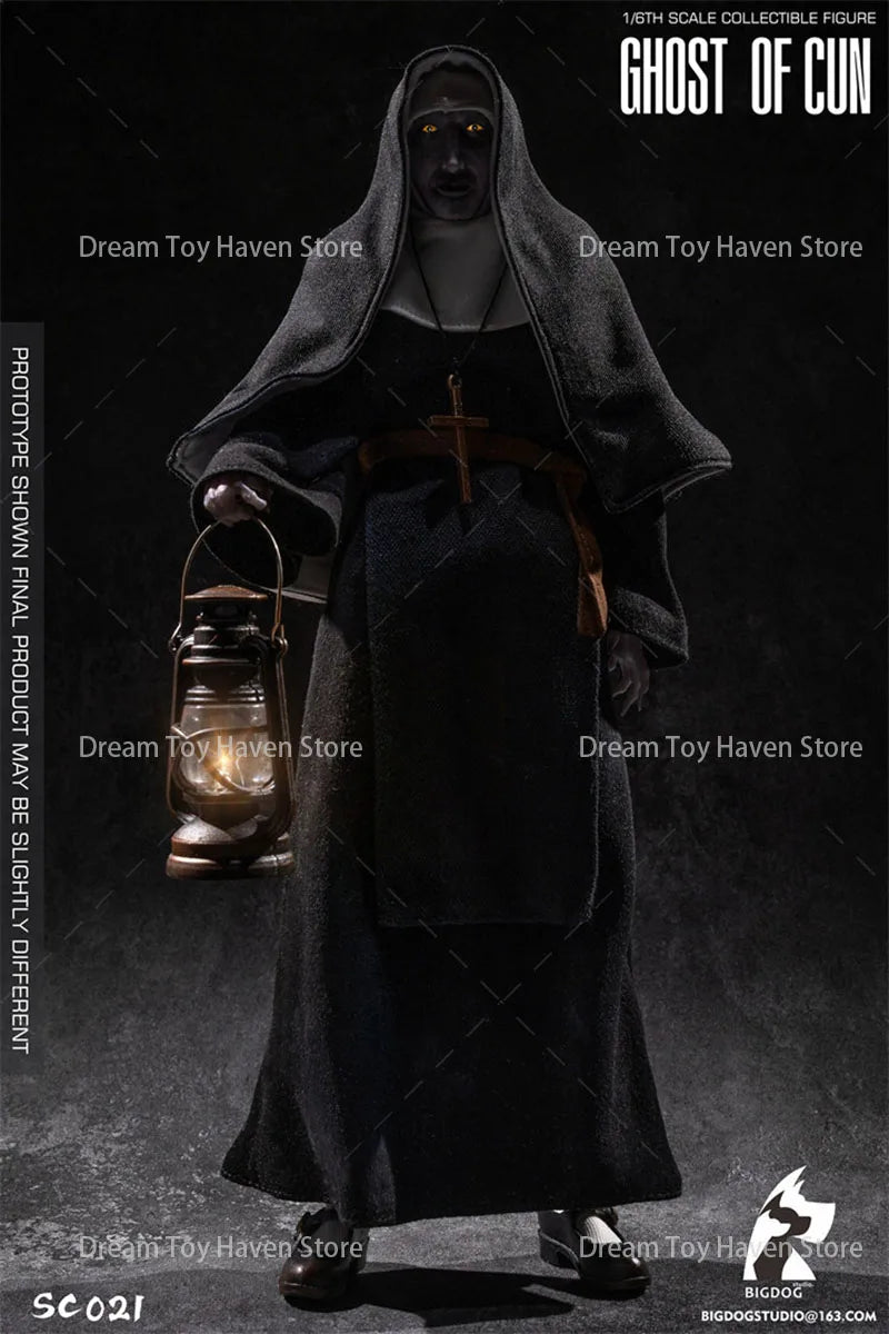 BIGDOG STUDIO SC021 1/6 Women Soldier Evil Spirit Monastery Nun Full Set 12Inch Action Figure Model Collectible Gift