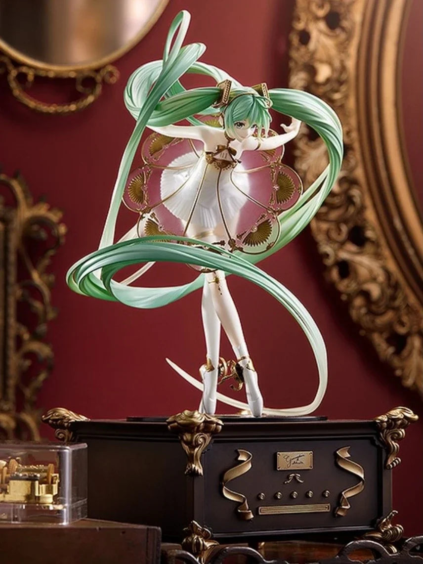 In Stock 2020 Miku Princess 5th Anniversary Anime Hatsune Miku Symphony  Pvc Model Doll Desktop Decoration Model Figure Gift