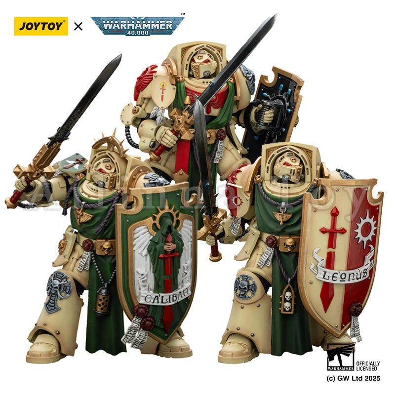 JOYTOY 1/18 Action Figure 40K Dark Angels Deathwing Knight Anime Model Toy Gift