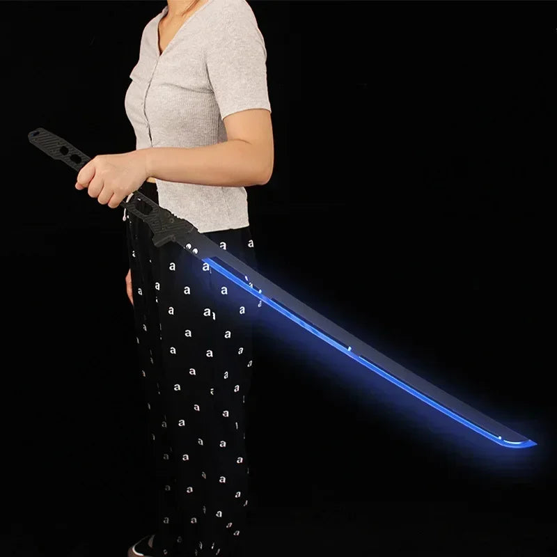 108cm/42.52in Cyberpunk Lightsaber Ghost Walker GRAY RAVEN Sirius Toy Katana Cosplay Display With Strap Game Peripheral Boy Gift