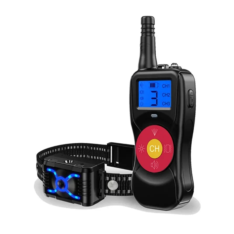 800-ml-Citronella-Spray-Hundetrainingshalsband mit Fernbedienung, Antibellhalsband für Haustiere, Hundetrainingsgerät mit elektrischem Schock zur Bellunterdrückung