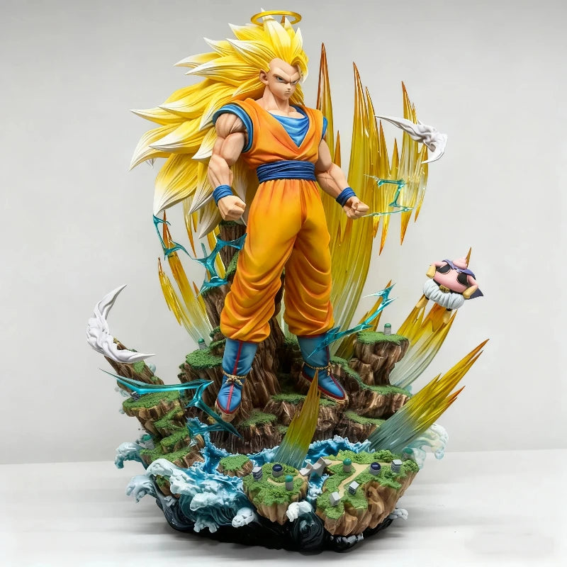 Dragon Ball 42cm Z Son Goku Ssj3 Figure Super Saiyan 3 Goku Action Figures Gk Statue Collection Model Toys For Children Gifts