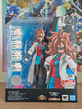 In Stock Bandai SHF SH Figuarts  Android 21 Lab Coat No.21 Anime Figure Model Collection Toy Gift