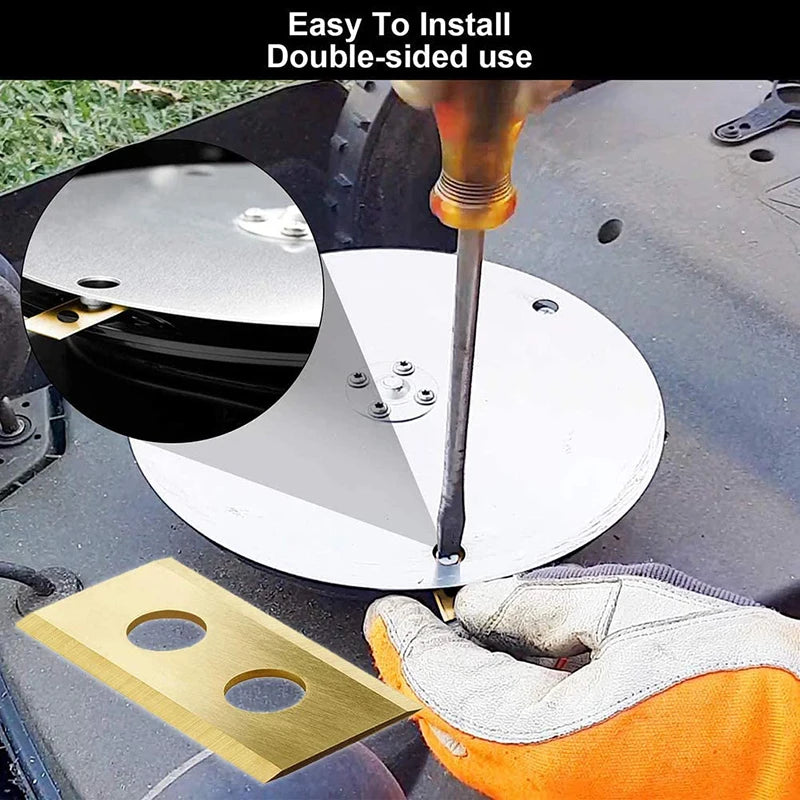 9 / 18 / 30 stücke Rasen Roboter Klinge Beschichtung Rasen Mover Ersatz Klinge Für Worx Landroid Roboter Mäher Ersatz Klinge mit Schrauben