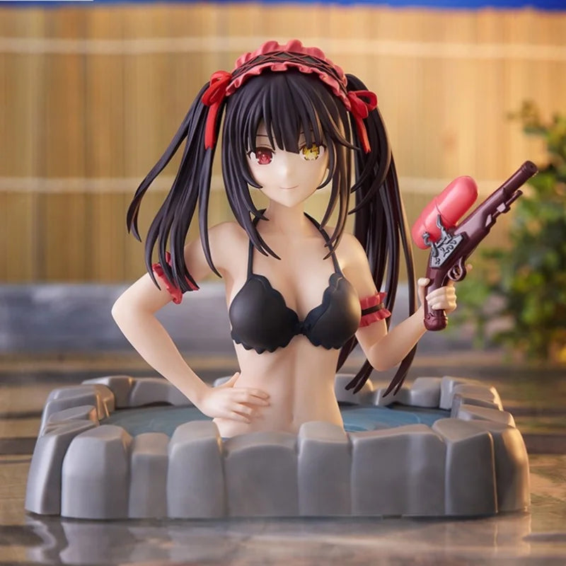 New Original Date A Live Hot Spring Tokisaki Kurumi Megumi Kato Sawamura Series Anime Figure Model Desktop Ornament Toys Gift
