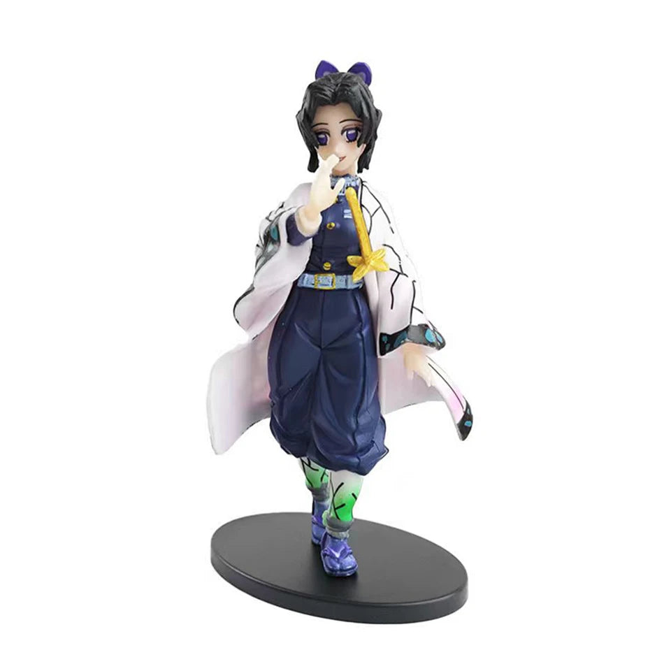 Anime 16CM Demon Slayer Kimetsu no Yaiba figure Kamado Tanjirou Action Figure Agatsuma Zenitsu Nezuko Warrior PVC Model Toys