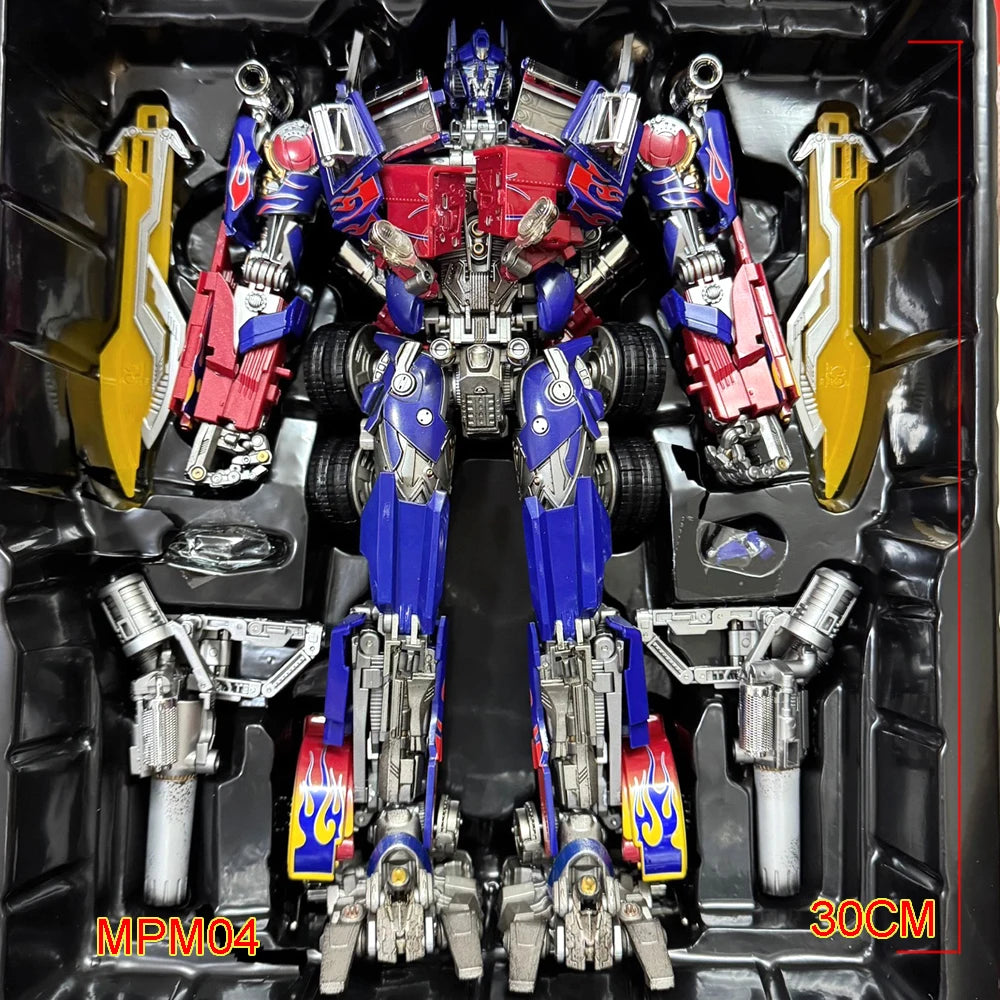 Weijiang Black Apple MPM04 OP Commander Transformation Toys DM01 Trailers Taktischer Container Actionfigur Deformiertes Robotermodell