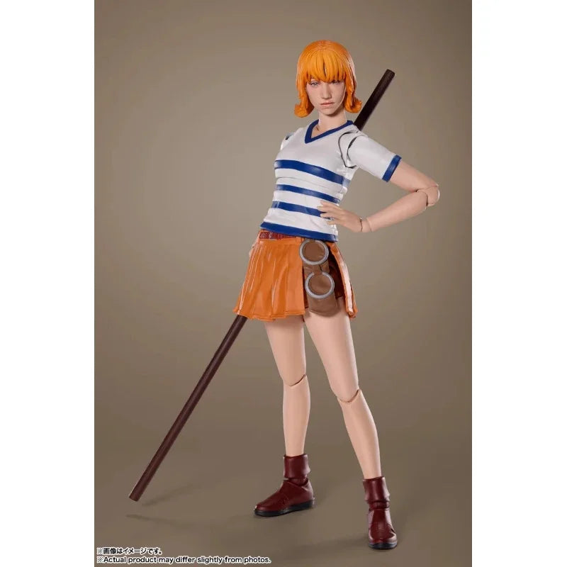 100% Original In Stock Bandai S.H.Figuarts SHF Nami Live-action Version Anime Action Figure Toy Gift Model Collection