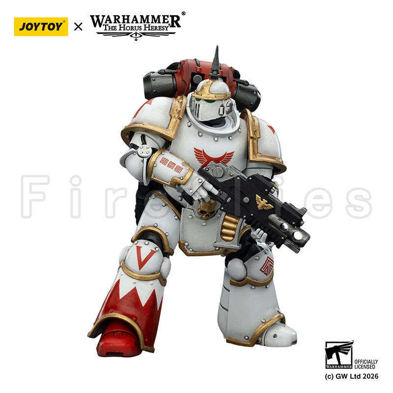 1/18 JOYTOY Action Figure The Horus Heresy White Scars MKIll MKVI Tactical Legionary Anime Model Toy