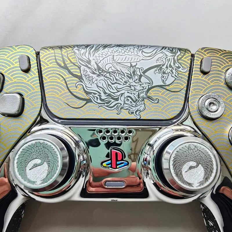 NEW Johnny Old Video Gamer Golden Dragon Handmade Original Gamepad Hall TMR Electromagnetic Joystick Wireless Gaming Controller