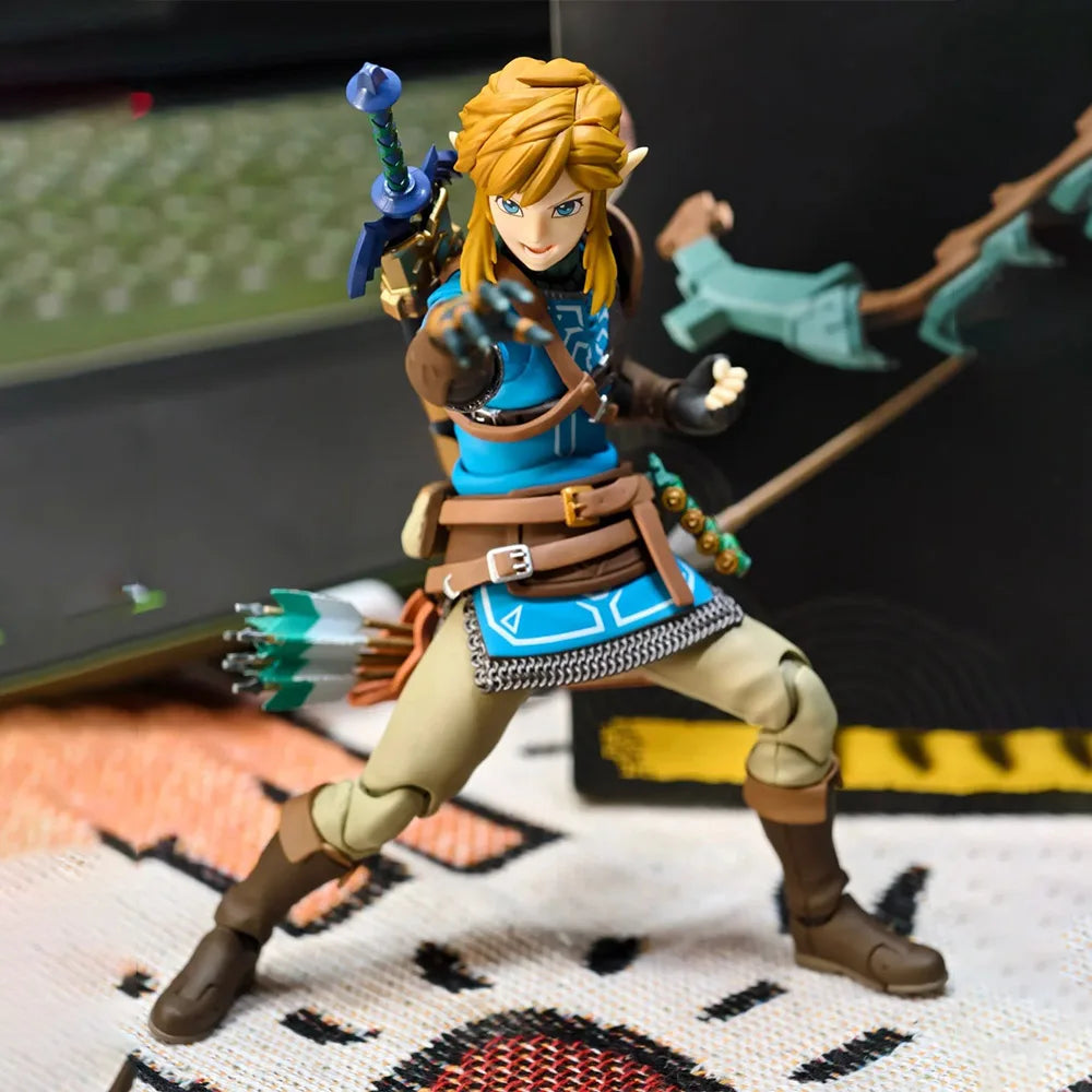 The Legend of Zelda Tears of The Kingdom Aciton Figur Figma 626 Link Figuren Breath of The Wild Anime Figur Modellsammlung