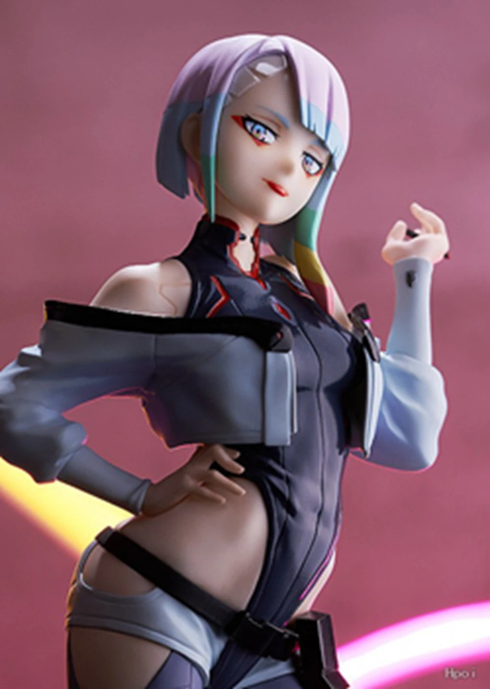 18CM Anime Game Cyberpunk: Edgerunners Lucy Figure Standing Anime Model Toy Gift Collection Aciton Figure PVC