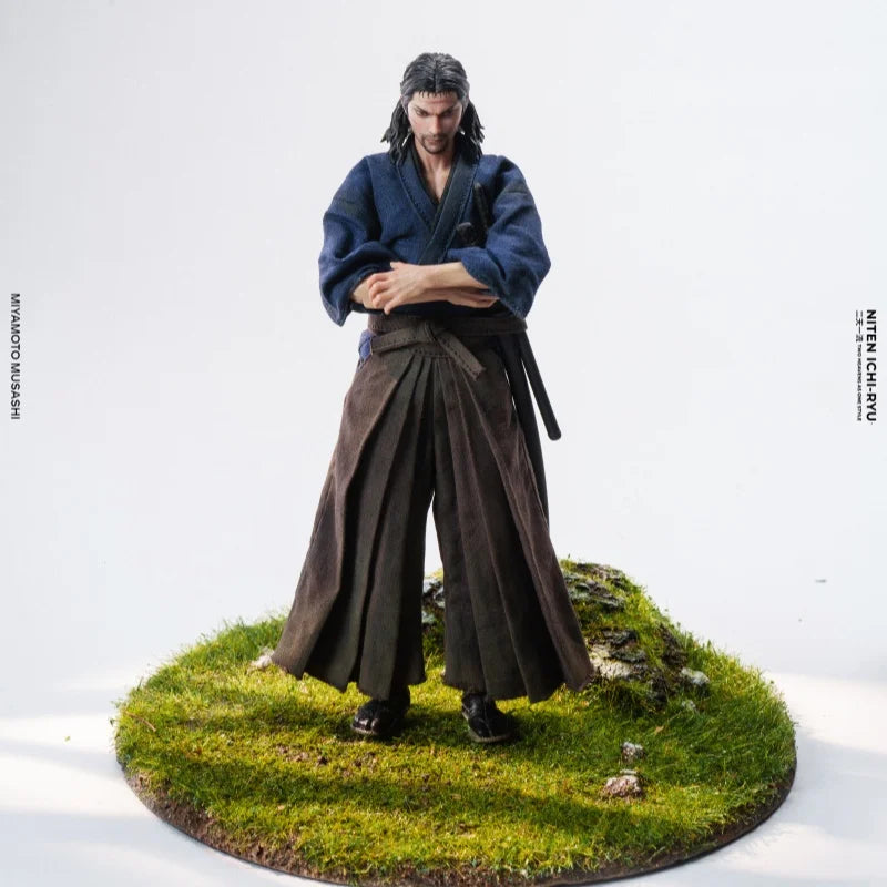 Niten Ichi Ryu Miyamoto Musashi Articulated Action Figure 1 12 Scale Vagabond Samurai Cloth Outfit Collectible For Adult Gift