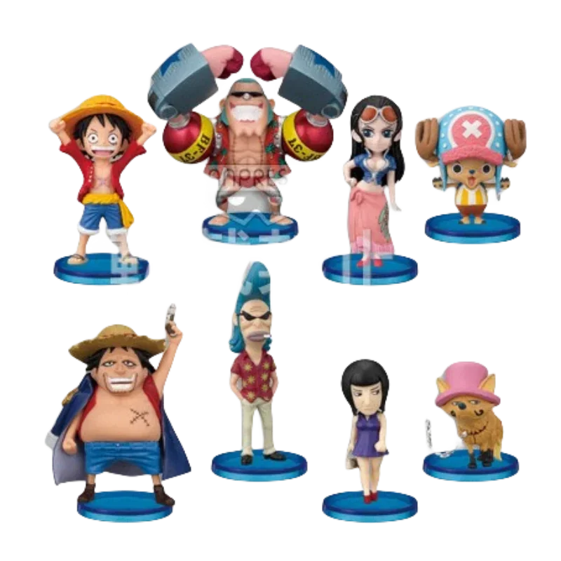 Genuine Bandai ONE PIECE  WCF TV 23 25 Real and Fake Straw Hats Anime Action Model Figure Collectible Gift for Toys Hobbies Kids