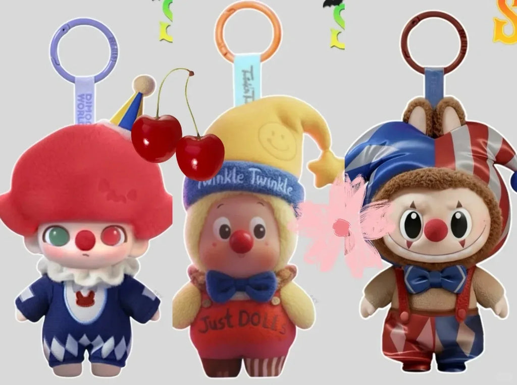 POP MART LABUBU WHYSOSERIOUS Series Circus Clown Weird Carnival Blind Box Toy Anime Action Figure Surprise Birthday Present