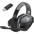 NUBWO G06 Двойни безжични геймърски слушалки с микрофон за PS5, PS4, PC, мобилни устройства, Switch, 2.4GHz Bluetooth 5.3 геймърски слушалки