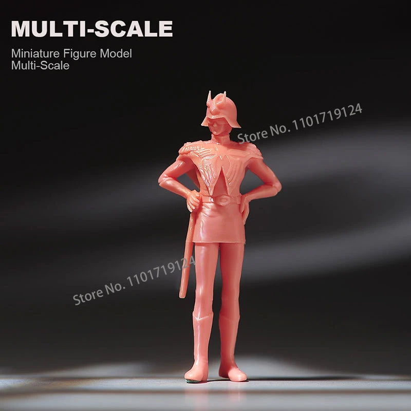 Miniatures 1/24 1/64 1/43 1/87 Anime Fighter Boy Girl Figure Diorama Street Scene Sand Table Prop Model For Car Vehicle