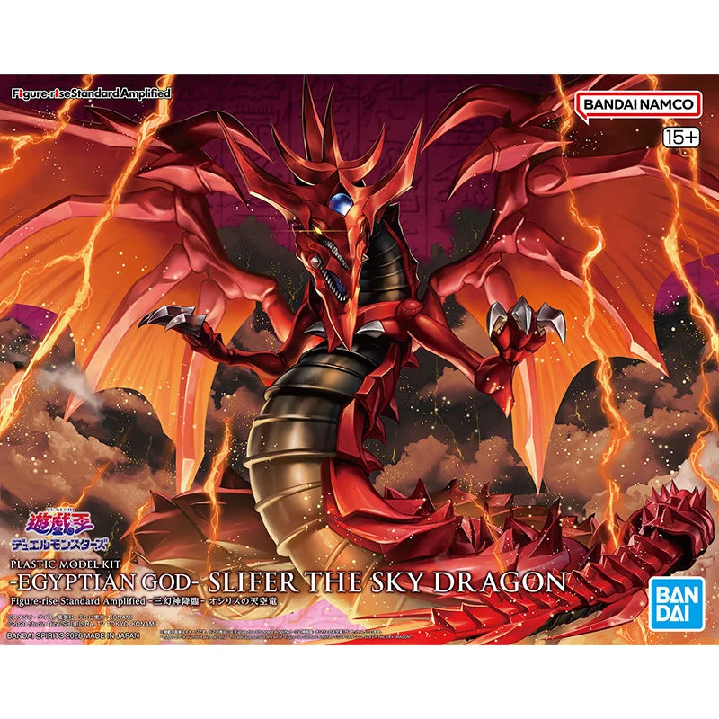 BANDAI Figure-rise Standard Amplified Yu-Gi-Oh! Duel Monsters EGYPTIAN GOD SAINT DRAG-THE GOD OF OSIRIS Anime Assembly Toy