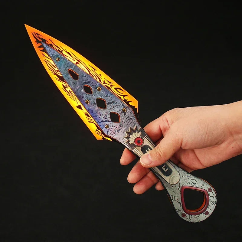 Apex Legends Heirloom Weapons Wraith Kunai Plastic Luminous Cosplay Game Swords Anime Figures Model Collection Toy for Kids