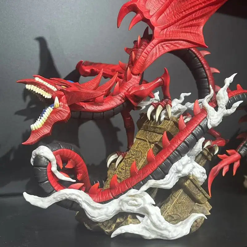 32CM Yu-Gi-Oh Figure Slifer the Sky Dragon Anime Duel Monsters Action Figurine LEGION PVC Gk Statue Model Doll Collection Toys