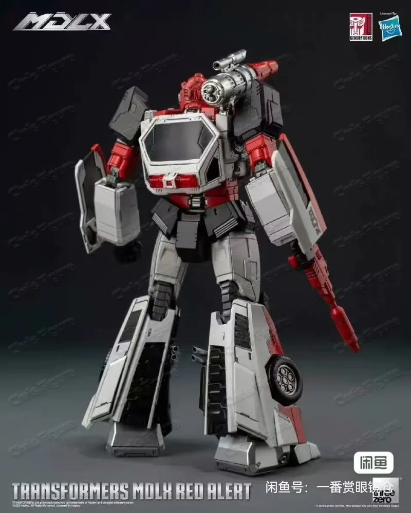 In Stock Original ThreeZero 3A G1 MDLX Transformed Into Red Alert Action Figure Boutique Collection Gift