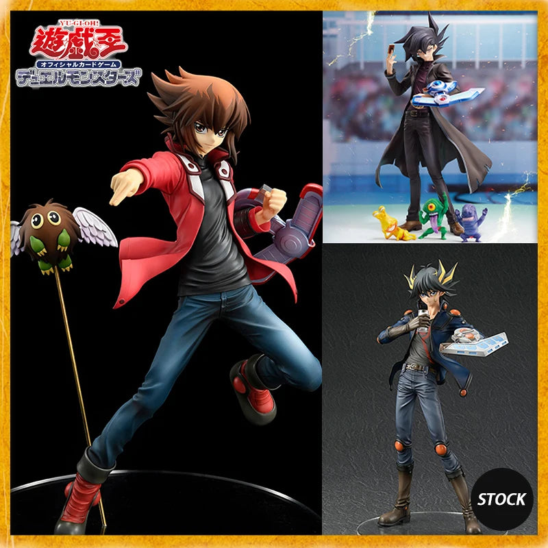 In Stock Original AMAKUNI Yu-gi-oh! Duel Monsters Figure Chazz Princeton Jaden Yuki Yusei Fudo Pvc Model Toys Yu-Gi-Oh! 5D's