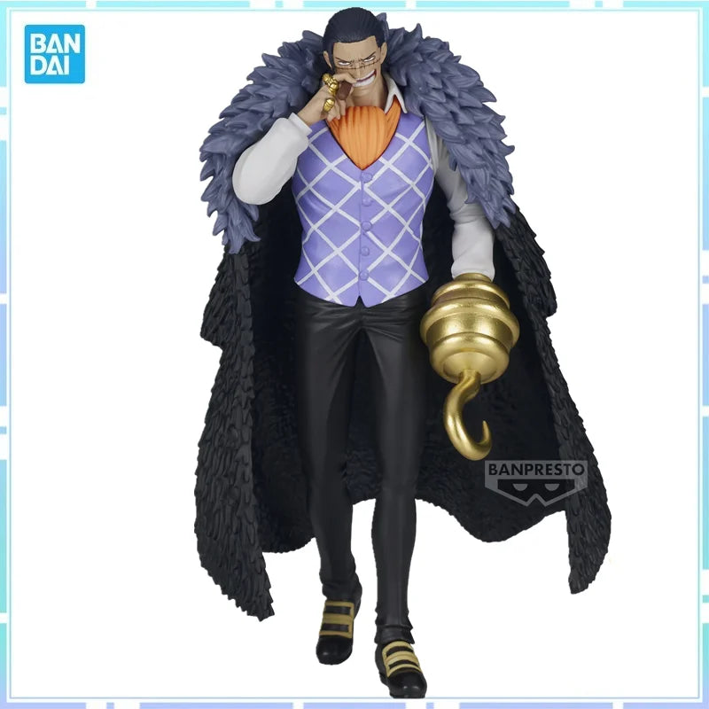 Bandai Original Banpresto Anime One Piece Die Shukko Sir Crocodile PVC Action Figure Modell Sammlung Spielzeug Geschenk