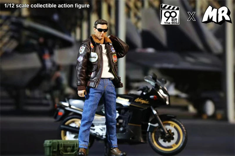 MR. FIGURE X 90S MRF90S-001 1/12 Scale Male Soldier the Major of the Air Force Tom Cruise Model 6'' Full Set Action Figure Doll